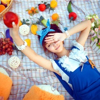 非主流潮女微信头像 习惯了有你的生活