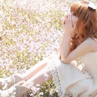 非主流潮女微信头像 习惯了有你的生活