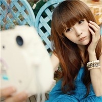 非主流潮女微信头像 习惯了有你的生活