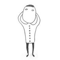 另类搞怪的非主流微信头像 世界是扭曲的吗