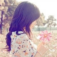 非主流潮女微信头像 习惯了有你的生活