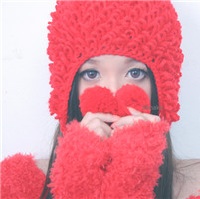 非主流潮女微信头像 习惯了有你的生活