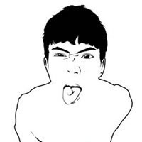 另类搞怪的非主流微信头像 世界是扭曲的吗