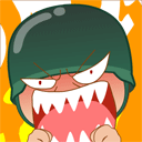 炮炮兵搞笑动态表情 可爱炮炮兵陪你打飞机