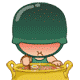 炮炮兵生气哭泣动态表情