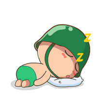 爬着睡觉的炮炮兵 麻烦闹钟不要吵我了