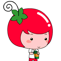 番茄妹妹吃东西表情大全 也很萌哦!