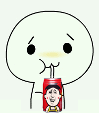 酚酞瓜喝饮料动态表情下载