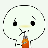 酚酞瓜喝饮料动态表情下载