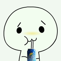 酚酞瓜喝饮料动态表情下载