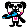 Pandaluv微信表情包 小熊猫萌哒哒的gif表情