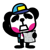 Pandaluv微信表情包 小熊猫萌哒哒的gif表情