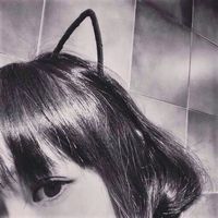 微信女生侧脸头像  希望有人看透我的倔强