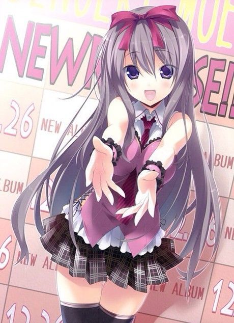 二次元可爱女孩的图片 唯美小清新图片