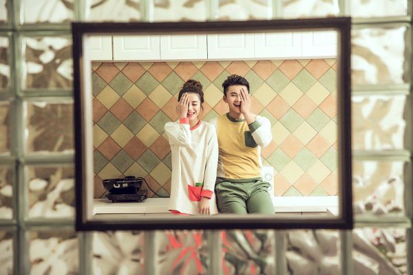 微信情侣相册封面 今生只愿意嫁给你，愿意陪你到老