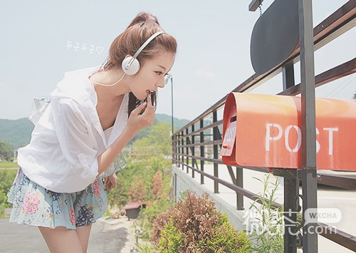微信欧美风格美女意境唯美封面图