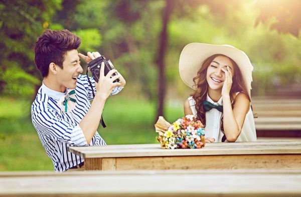 微信情侣相册封面 今生只愿意嫁给你，愿意陪你到老