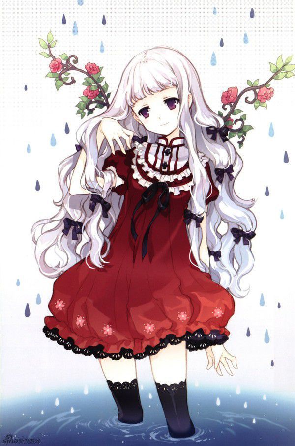 二次元可爱女孩的图片 唯美小清新图片