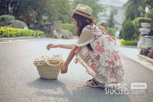 微信欧美风格美女意境唯美封面图