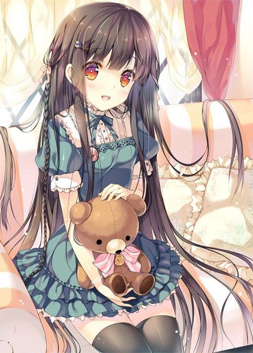 二次元可爱女孩的图片 唯美小清新图片