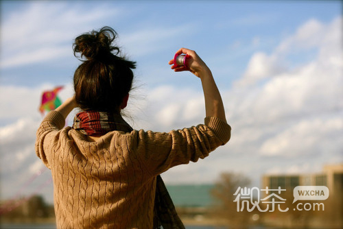 文艺唯美女生背影图片 默默守护你一生