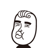 黑白色大叔动态表情 搞笑的黑白色大叔微信表情