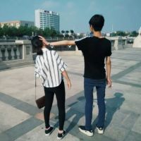 情侣头像两人一张一对背影图片大全 我爱的人就长着你这个样子