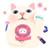 甜蜜猫动态表情包精选 2016甜蜜猫微信表情gif