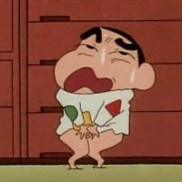 蜡笔小新头像搞笑带字图片精选 给你看我另一张脸