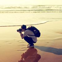 男生意境海边微信头像 一个人看海有点寂寥