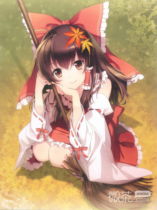 微信二次元萌萝莉手绘插画卡通图片