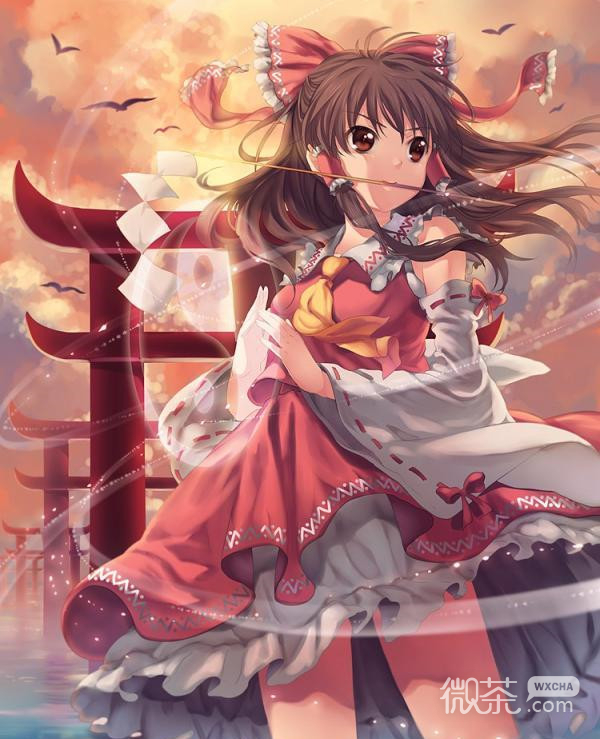 微信二次元萌萝莉手绘插画卡通图片