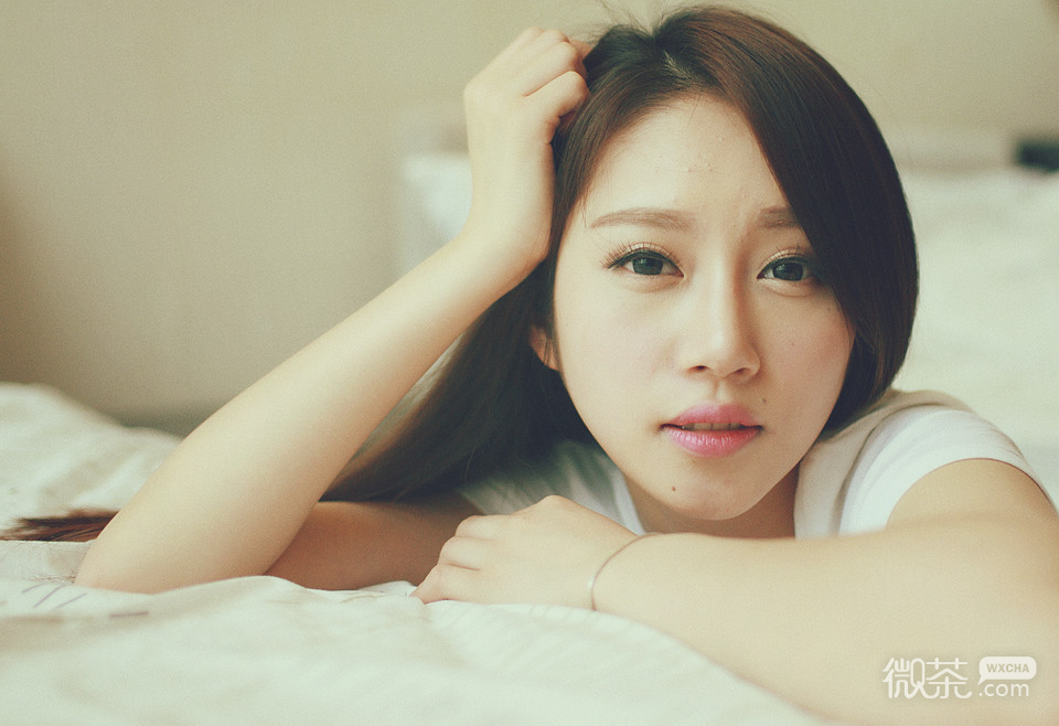 小清新微信暖色系伤感美女清新图片