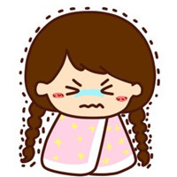 卡通头像微信可爱女生2016 给予你的温暖变冷了