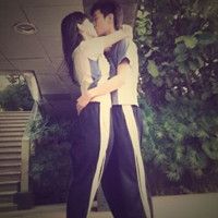 头像情侣两人一张图穿校服2016款 是你给了我很温暖的感觉