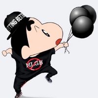 蜡笔小新微信头像搞笑图片大全 小新时装秀party头像