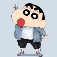 蜡笔小新微信头像搞笑图片大全 小新时装秀party头像