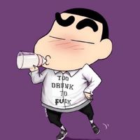 蜡笔小新微信头像搞笑图片大全 小新时装秀party头像