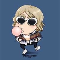 蜡笔小新微信头像搞笑图片大全 小新时装秀party头像