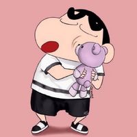 蜡笔小新微信头像搞笑图片大全 小新时装秀party头像