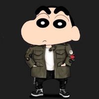 蜡笔小新微信头像搞笑图片大全 小新时装秀party头像