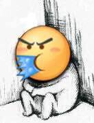 蹲墙角表情下载 贴吧蹲墙角系列表情包