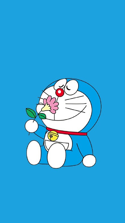 蓝胖子手机高清可爱萌系壁纸