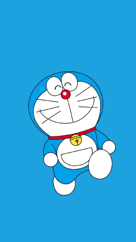 蓝胖子手机高清可爱萌系壁纸