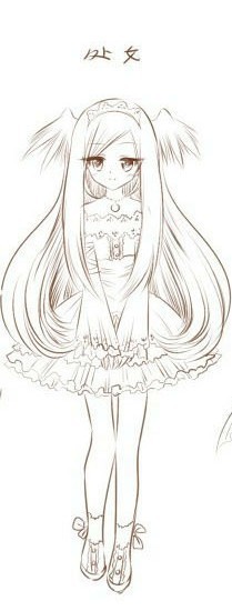 手绘12星座动漫少女图片