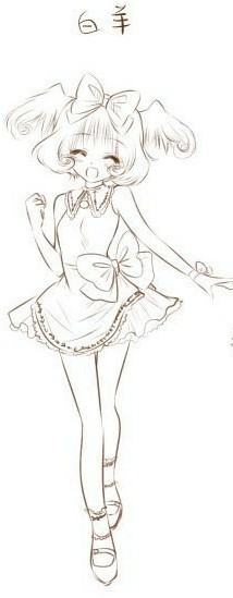 手绘12星座动漫少女图片
