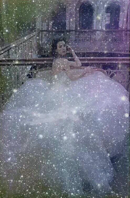 星空背景唯美婚纱图片2016  愿你做一个好梦