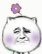 猥琐猫一朵小花微信表情GIF  暴走猥琐猫搞笑表情