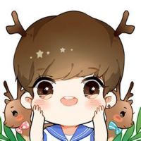 鹿晗卡通微信头像  晗之我命