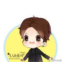 鹿晗卡通微信头像  晗之我命